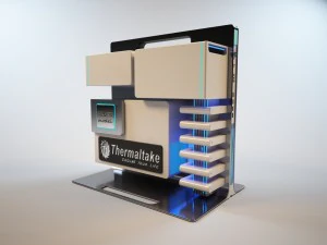 thermaltake level 10 gelimiteerde editie wit 3D Model