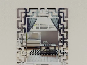 venetian mirror trevizo 3D Model
