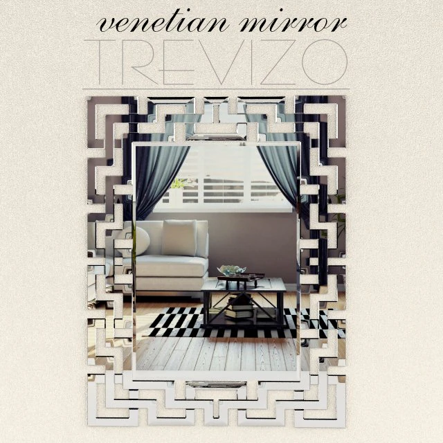 venetian mirror trevizo 3D Model .c4d .max .obj .3ds .fbx .stl .blend
