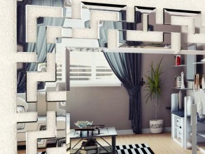 venetian mirror trevizo 3D Model