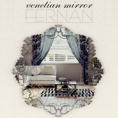 venetian mirror fernan 3D Model .c4d .max .obj .3ds .fbx .stl .blend 