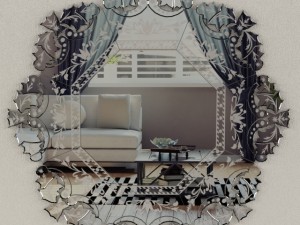 venetian mirror fernan 3D Model