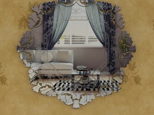 venetian mirror fernan 3D Model