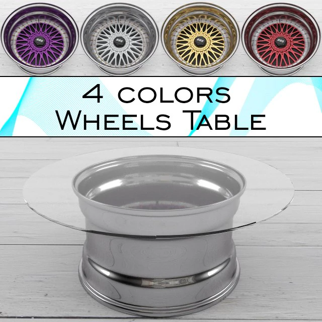 thomi felgen wheels table 3D Model .c4d .max .obj .3ds .fbx .stl .blend 