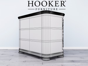 hooker furniture bedroom true vintage chest 3D Модель