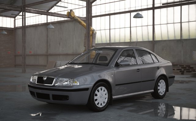 skoda oktavia tour 2008 3D Model .c4d .max .obj .3ds .fbx .stl .blend 