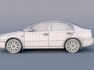 skoda oktavia tour 2008 3D Model