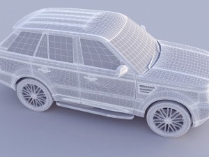 range rover sport 3D Модель