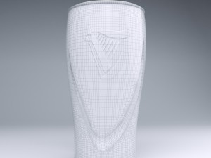 guinness beer glass Modelo 3D