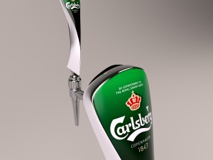 carlsberg beer tap 3D Model