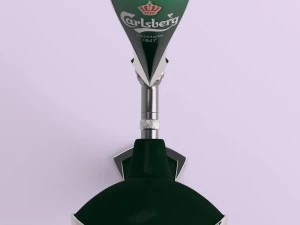 carlsberg beer tap 3D Model