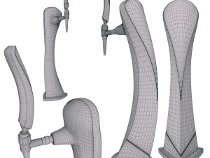 carlsberg beer tap 3D Model