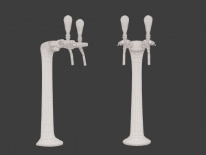 beer tap pub equipment Modelo 3D