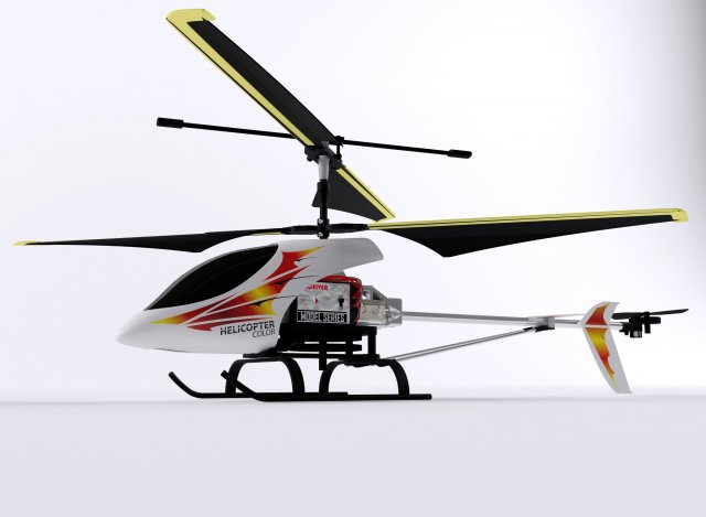 toy helicopter model 3D Модель .c4d .max .obj .3ds .fbx .stl .blend 