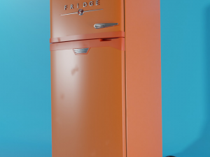 old style fridge 3D Model