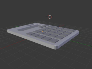 calkulator 3d blender 3D Model