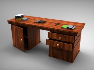 table chair 3Dモデル