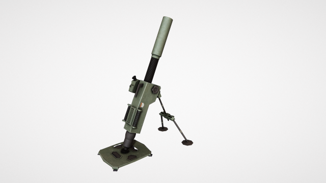 mortar Model 3D .c4d .max .obj .3ds .fbx .stl .blend 
