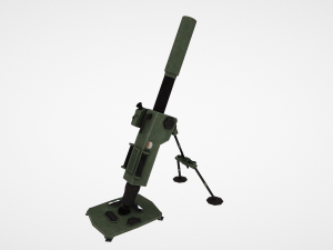 mortar Model 3D