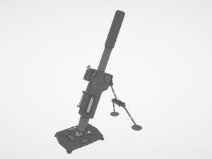 mortar Model 3D