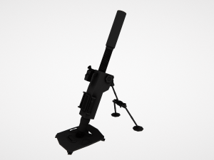 mortar Model 3D
