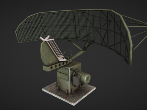 radar 3D 모델