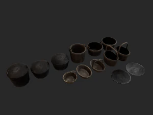 pirate ship prop 3D Model
