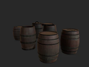 pirate ship prop 3D Model