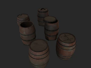 pirate ship prop 3D Model