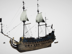 royal sailship 3D Models