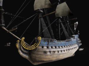 royal sailship 3D Model