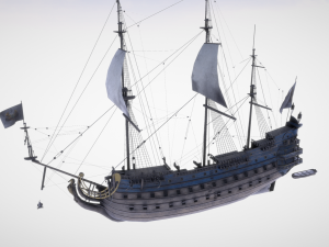 royal sailship 3D 模型