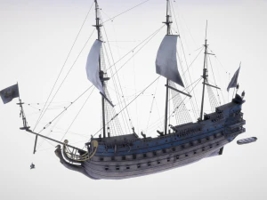 royal sailship 3D Model