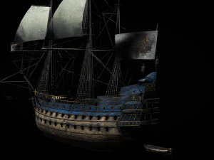 royal sailship 3D Model