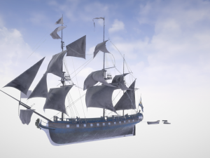trader sailboat 3D Model