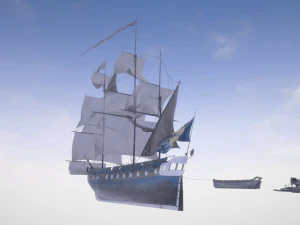 trader sailboat 3D Model