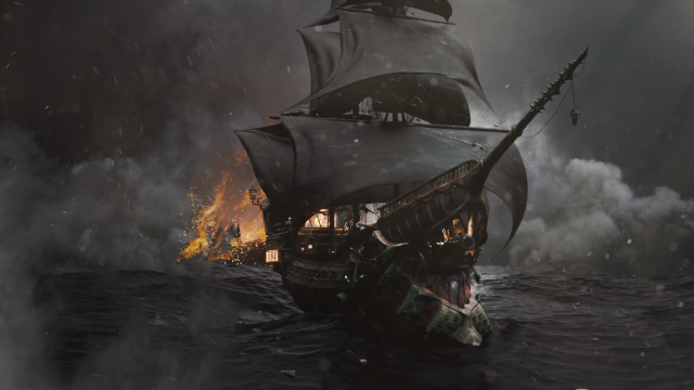 the deadpool - sailboat Model 3D .c4d .max .obj .3ds .fbx .stl .blend 