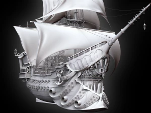 the deadpool - sailboat 3D Model