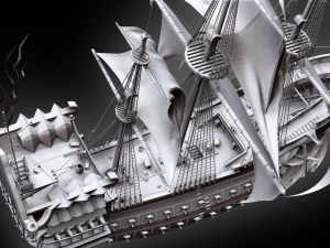 the deadpool - sailboat Model 3D