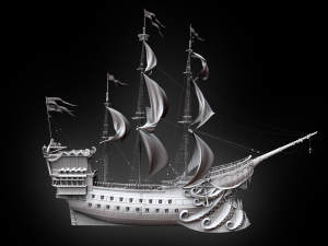 the deadpool - sailboat Model 3D