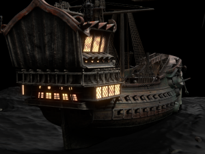 the deadpool - sailboat Model 3D