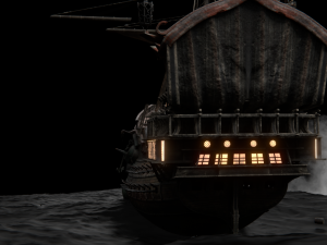 the deadpool - sailboat Model 3D
