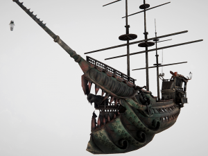 the deadpool - sailboat Model 3D