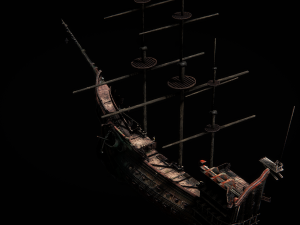 the deadpool - sailboat Model 3D