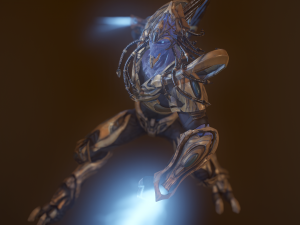 zealot and protoss platform 3D-Modell