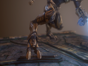 zealot and protoss platform 3D-Modell