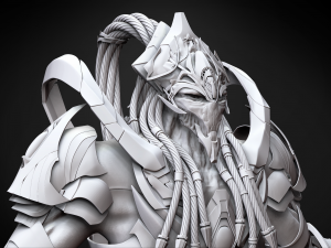 zealot and protoss platform 3D-Modell