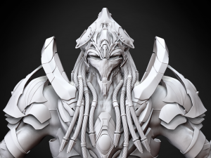 zealot and protoss platform 3D-Modell
