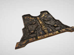 zealot and protoss platform 3D-Modell