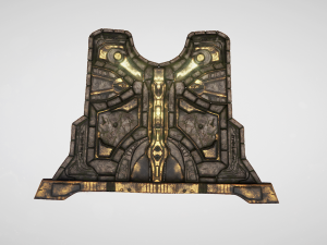 zealot and protoss platform 3D-Modell